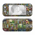 Bookshelf Nintendo Switch Lite Skin