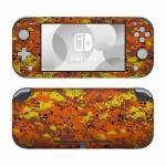 Digital Orange Camo Nintendo Switch Lite Skin