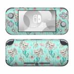 Merkittens with Pearls Aqua Nintendo Switch Lite Skin