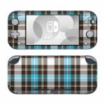 Turquoise Plaid Nintendo Switch Lite Skin