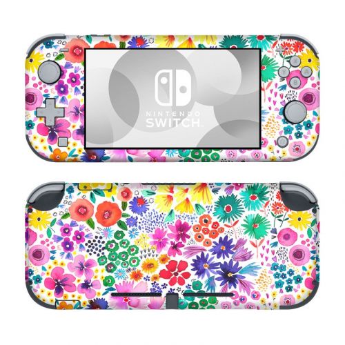 Artful Little Flowers Nintendo Switch Lite Skin