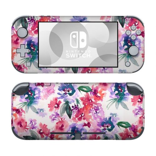 Blurred Flowers Nintendo Switch Lite Skin