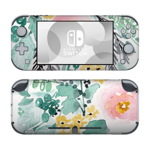 Blushed Flowers Nintendo Switch Lite Skin