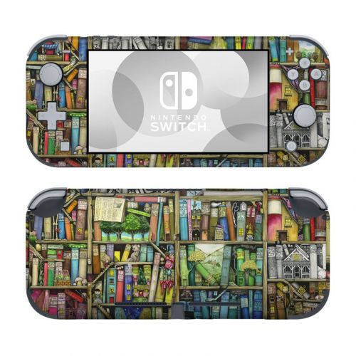 Bookshelf Nintendo Switch Lite Skin