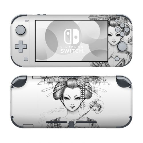 Geisha Sketch Nintendo Switch Lite Skin