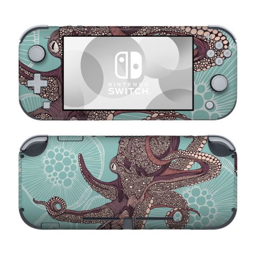 Octopus Bloom Nintendo Switch Lite Skin