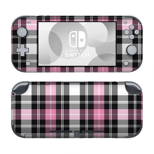 Pink Plaid Nintendo Switch Lite Skin