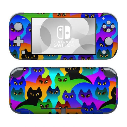 Rainbow Cats Nintendo Switch Lite Skin
