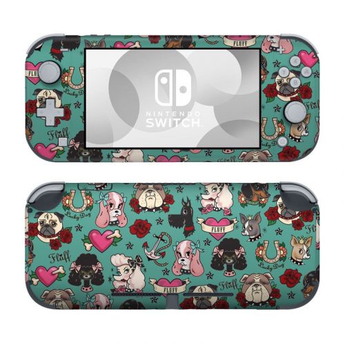 Tattoo Dogs Nintendo Switch Lite Skin