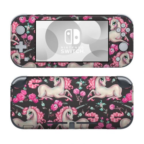 Unicorns and Roses Nintendo Switch Lite Skin