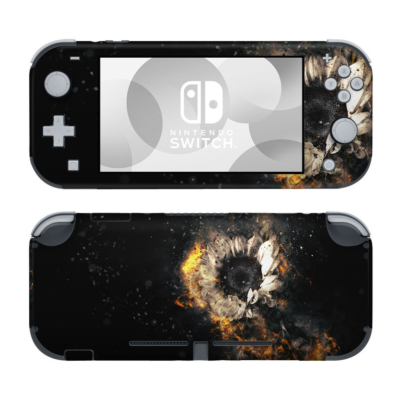 Nintendo Switch Lite Skin design of Nature, Outer space, Sky, Atmosphere, Astronomical object, Space, Darkness, Astronomy, Universe, Nebula, with black, red, green, gray colors