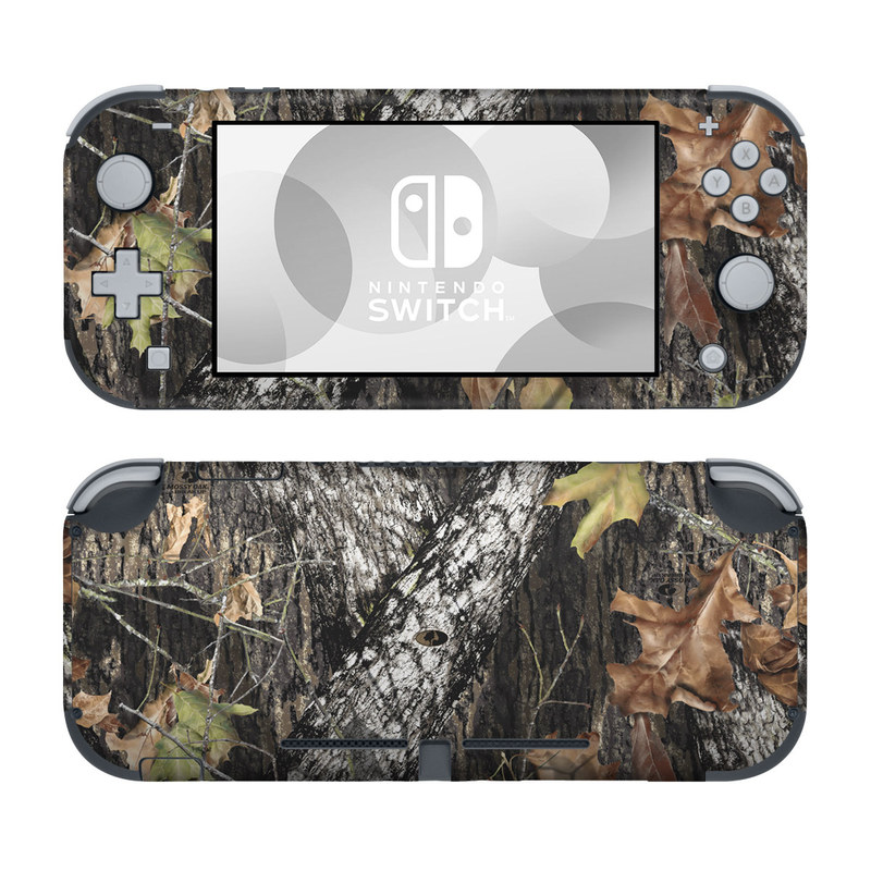 Nintendo Switch Lite Skin design of Leaf, Tree, Plant, Adaptation, Camouflage, Branch, Wildlife, Trunk, Root, with black, gray, green, red colors