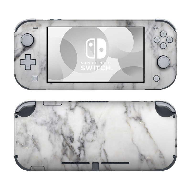 White Marble Nintendo Switch Lite Skin iStyles