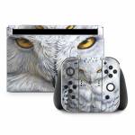 Snowy Owl Nintendo Switch Skin