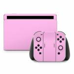 Solid State Pink Nintendo Switch Skin