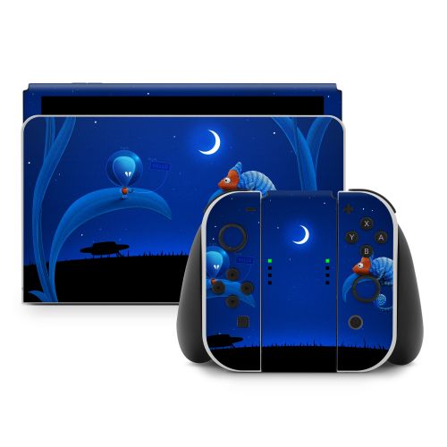 Alien and Chameleon Nintendo Switch Skin