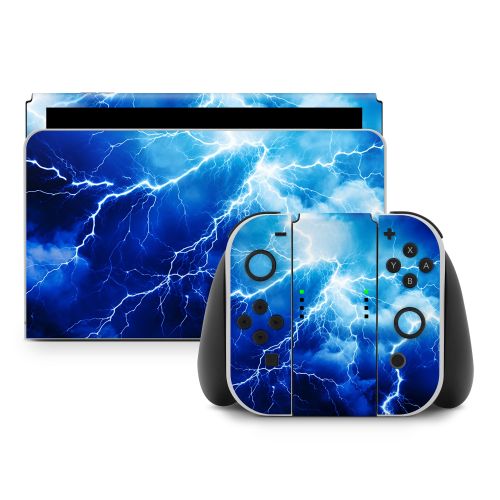 Apocalypse Blue Nintendo Switch Skin