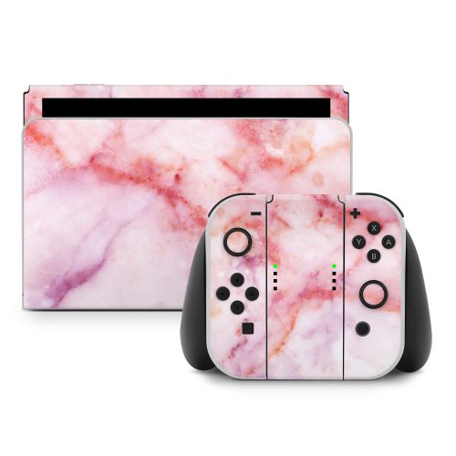 Blush Marble Nintendo Switch Skin