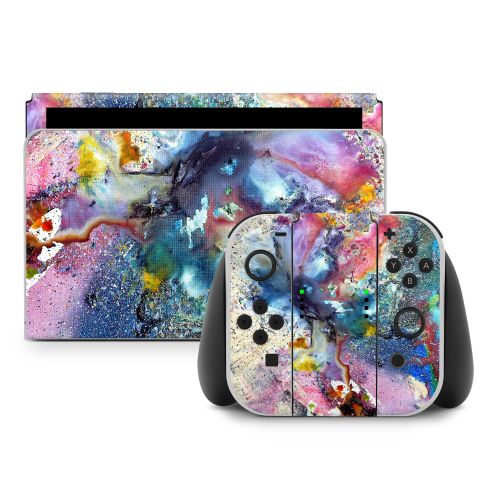 Cosmic Flower Nintendo Switch Skin