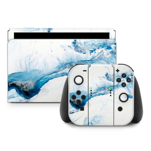 Polar Marble Nintendo Switch Skin