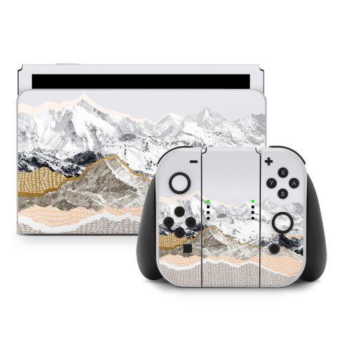 Pastel Mountains Nintendo Switch Skin