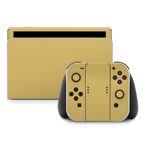 Solid State Mustard Nintendo Switch Skin