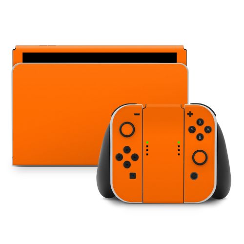 Solid State Pumpkin Nintendo Switch Skin