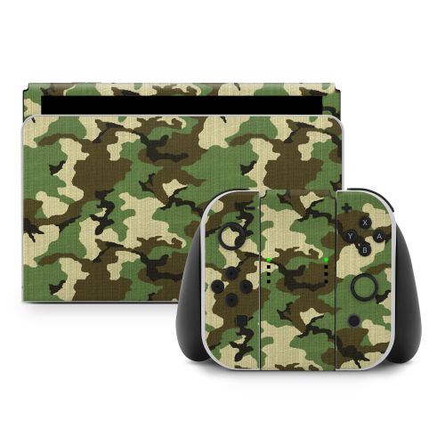 Woodland Camo Nintendo Switch Skin