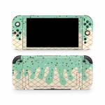 Mint Chocolate Chip Ice Cream Drip Nintendo Switch 2 Skin