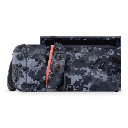 Digital Navy Camo Nintendo Switch 2 Skin
