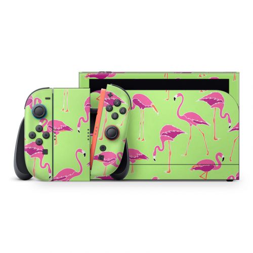 Flamingo Day Nintendo Switch 2 Skin