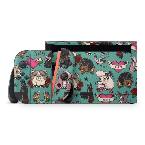 Tattoo Dogs Nintendo Switch 2 Skin