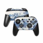 Blue Willow Nintendo Switch Pro Controller Skin