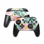 Blushed Flowers Nintendo Switch Pro Controller Skin