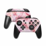 Blush Marble Nintendo Switch Pro Controller Skin