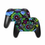 Funky Floratopia Nintendo Switch Pro Controller Skin