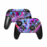 Marbled Lustre Nintendo Switch Pro Controller Skin