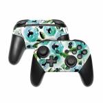 Peonies Nintendo Switch Pro Controller Skin