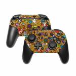 Psychedelic Nintendo Switch Pro Controller Skin