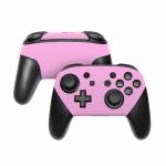 Solid State Pink Nintendo Switch Pro Controller Skin