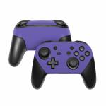 Solid State Purple Nintendo Switch Pro Controller Skin