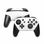 Solid State White Nintendo Switch Pro Controller Skin