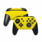 Solid State Yellow Nintendo Switch Pro Controller Skin