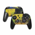 Cafe Terrace At Night Nintendo Switch Pro Controller Skin