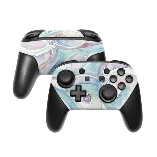 Abstract Organic Nintendo Switch Pro Controller Skin