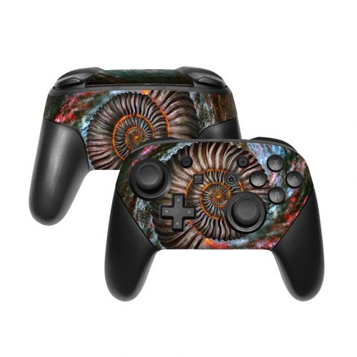 Ammonite Galaxy Nintendo Switch Pro Controller Skin