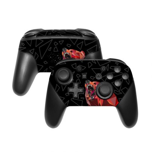 Bears Hate Math Nintendo Switch Pro Controller Skin