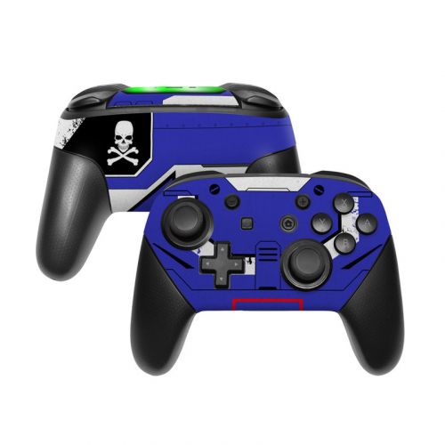 Blue Valkyrie Nintendo Switch Pro Controller Skin