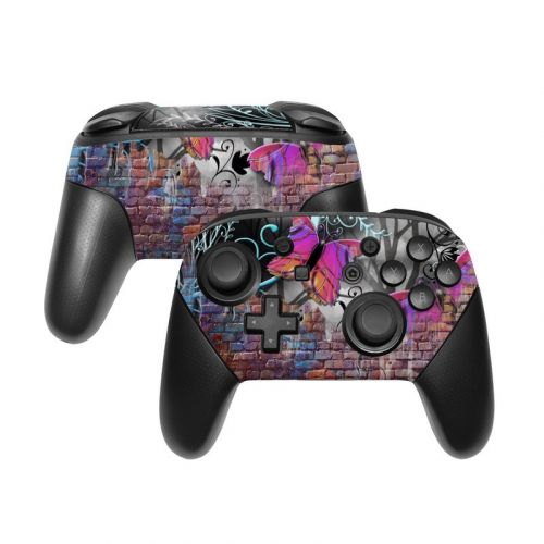 Butterfly Wall Nintendo Switch Pro Controller Skin