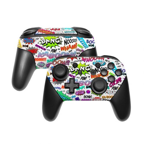 Comics Nintendo Switch Pro Controller Skin